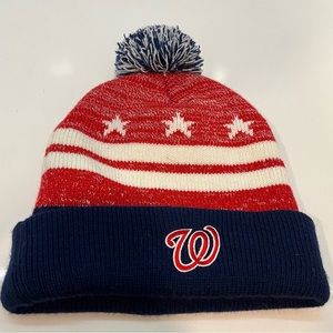 Washington Nationals Pom stocking hat